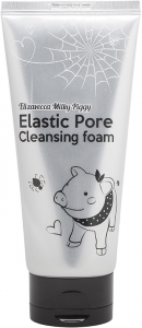 Elizavecca~Пенка с древесным углем для очищения и сужения пор~Face Care Milky Piggy Elastic Pore Cl