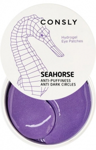 Consly~Гидрогелевые патчи с экстрактом морского конька~Seahorse Anti-Puffiness Anti Dark Circles