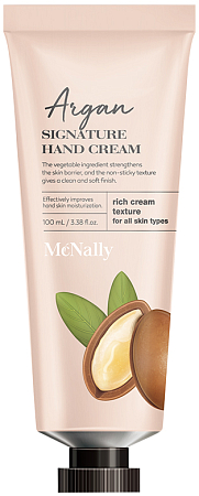 Mcnally~Смягчающий крем для рук с аргановым маслом~Hand Cream Signature Argan